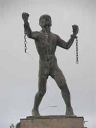 Estatua de la Emancipación de Bussa