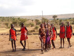 Hombres Masai, Kenia