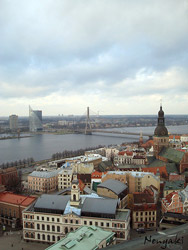 Vista de Riga, Letonia