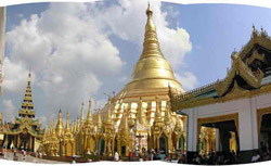 Pagoda Shwedagon en Rangún