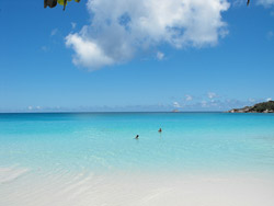 Playa en las Seychelles