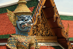 Detalle del Palacio Real de Bangkok