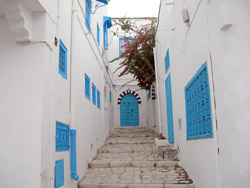 Callejón en Túnez