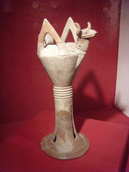 Copa hitita en el Museo de las Civilizaciones de Anatolia