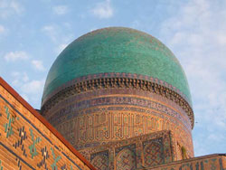 Detalle de la Mezquita Bibi Khanum