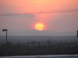 Puesta de sol en Yibuti